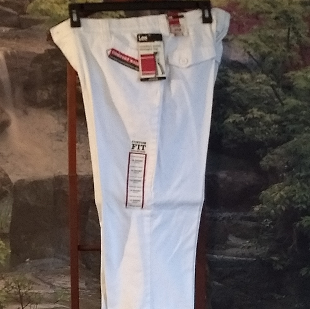 Lee Size 14 White Brushed Cotton Jeans